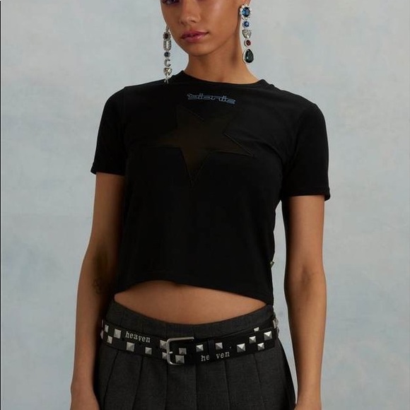 Heaven Marc Jacobs star mesh baby tee - Picture 3 of 3